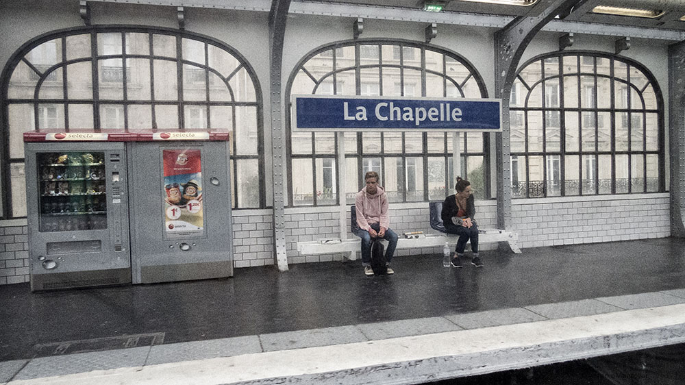 La Chapelle Station Paris Metro